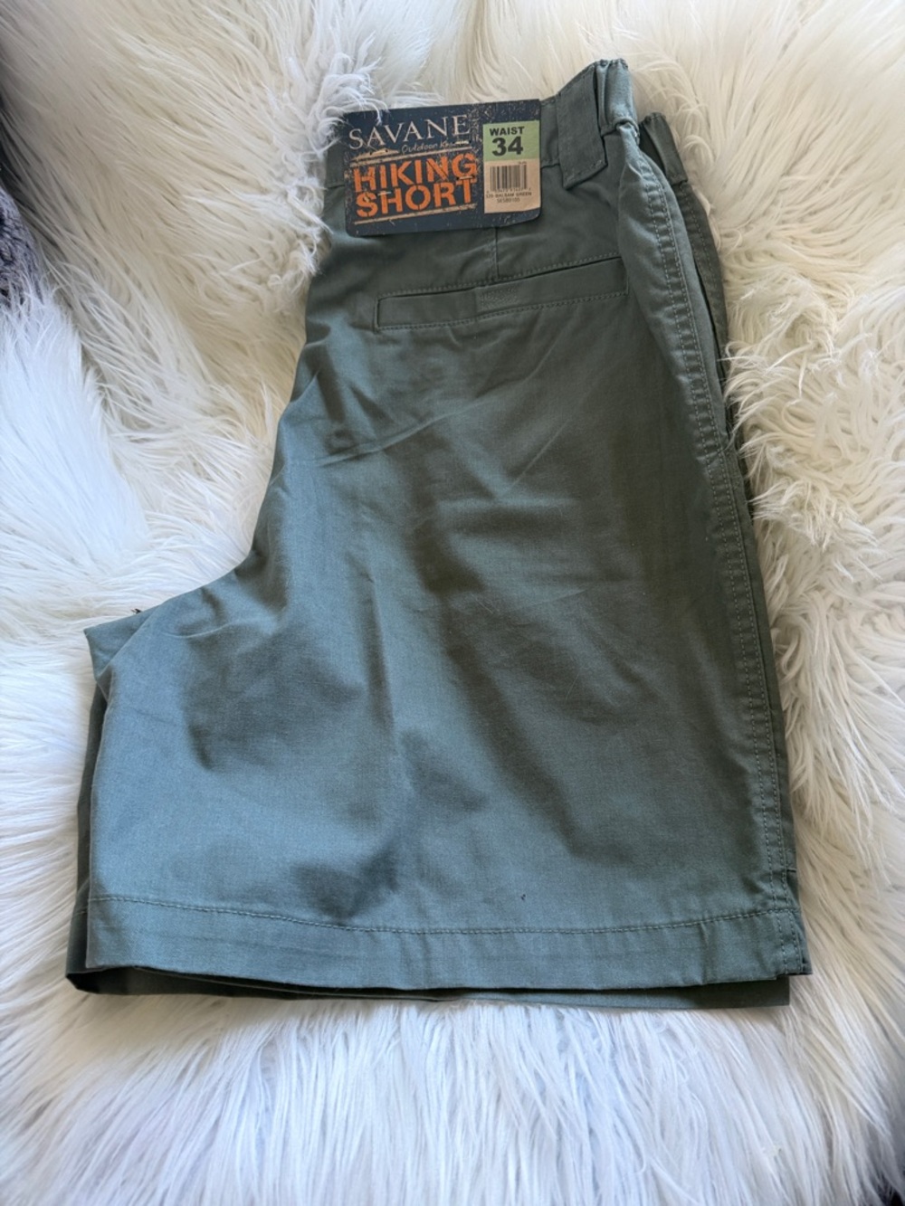 Savane Olive Green Outdoor Shorts - Waist 34 nwt